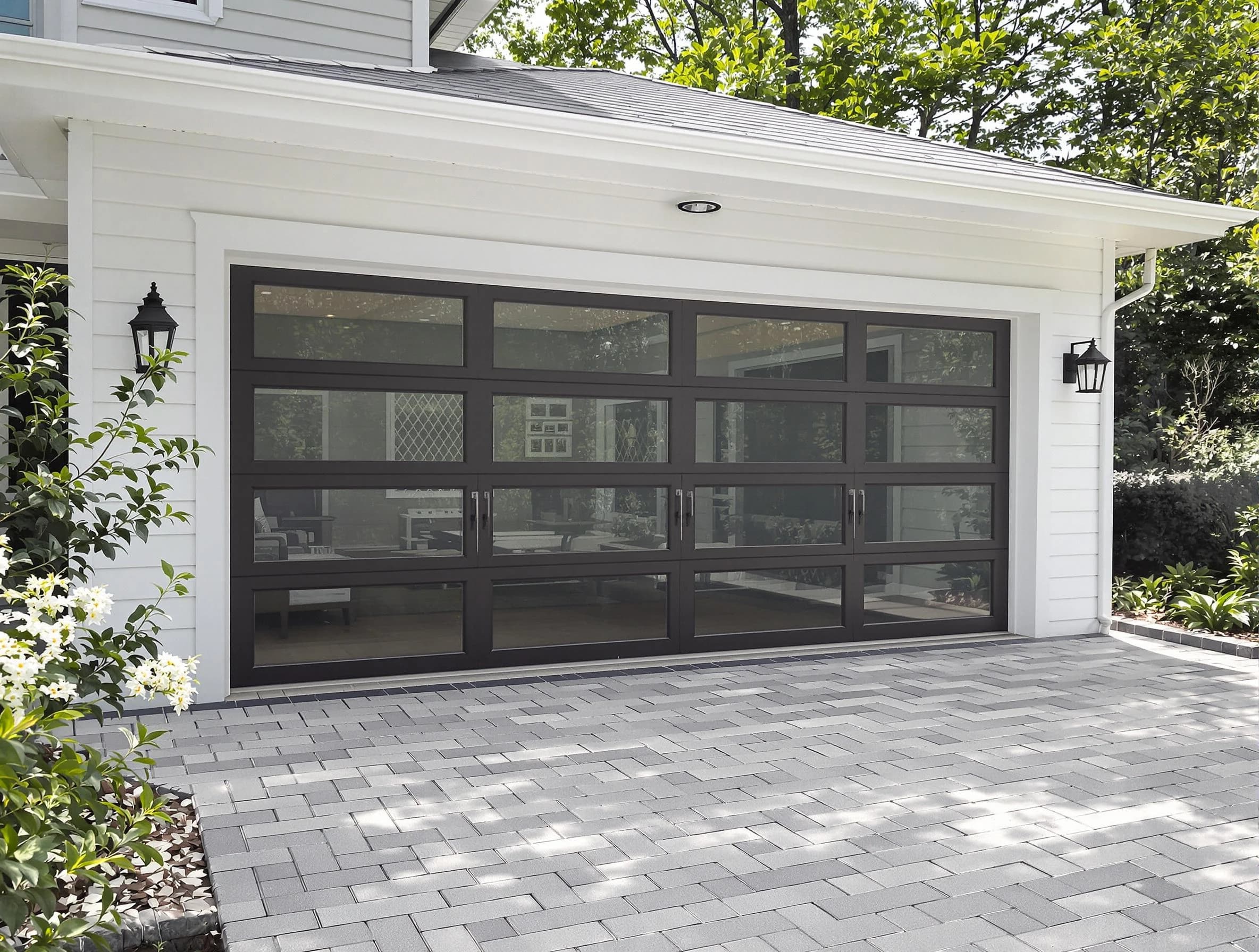 Taunton Garage Door Repair design specialist presenting custom garage door options to Taunton homeowner