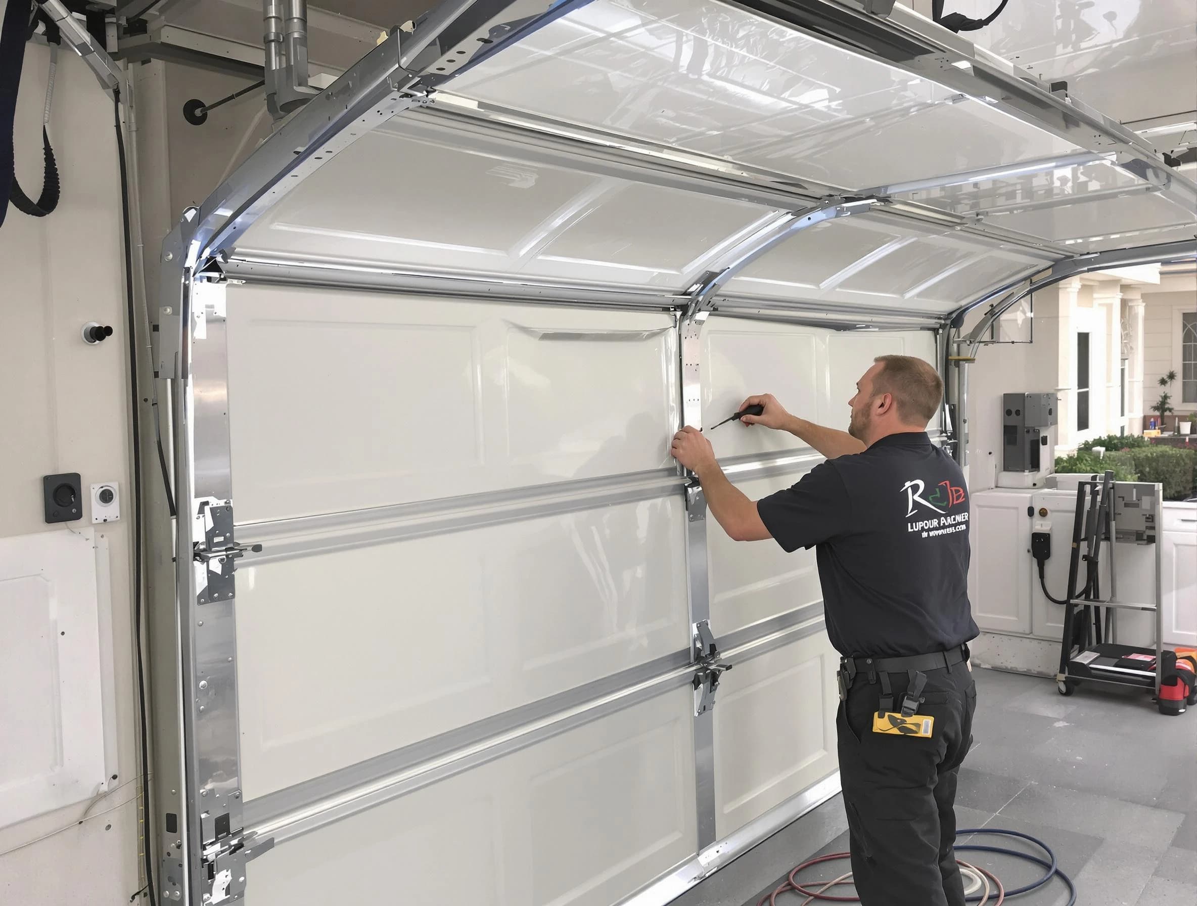 Taunton Garage Door Repair professional performing panel repair in Taunton