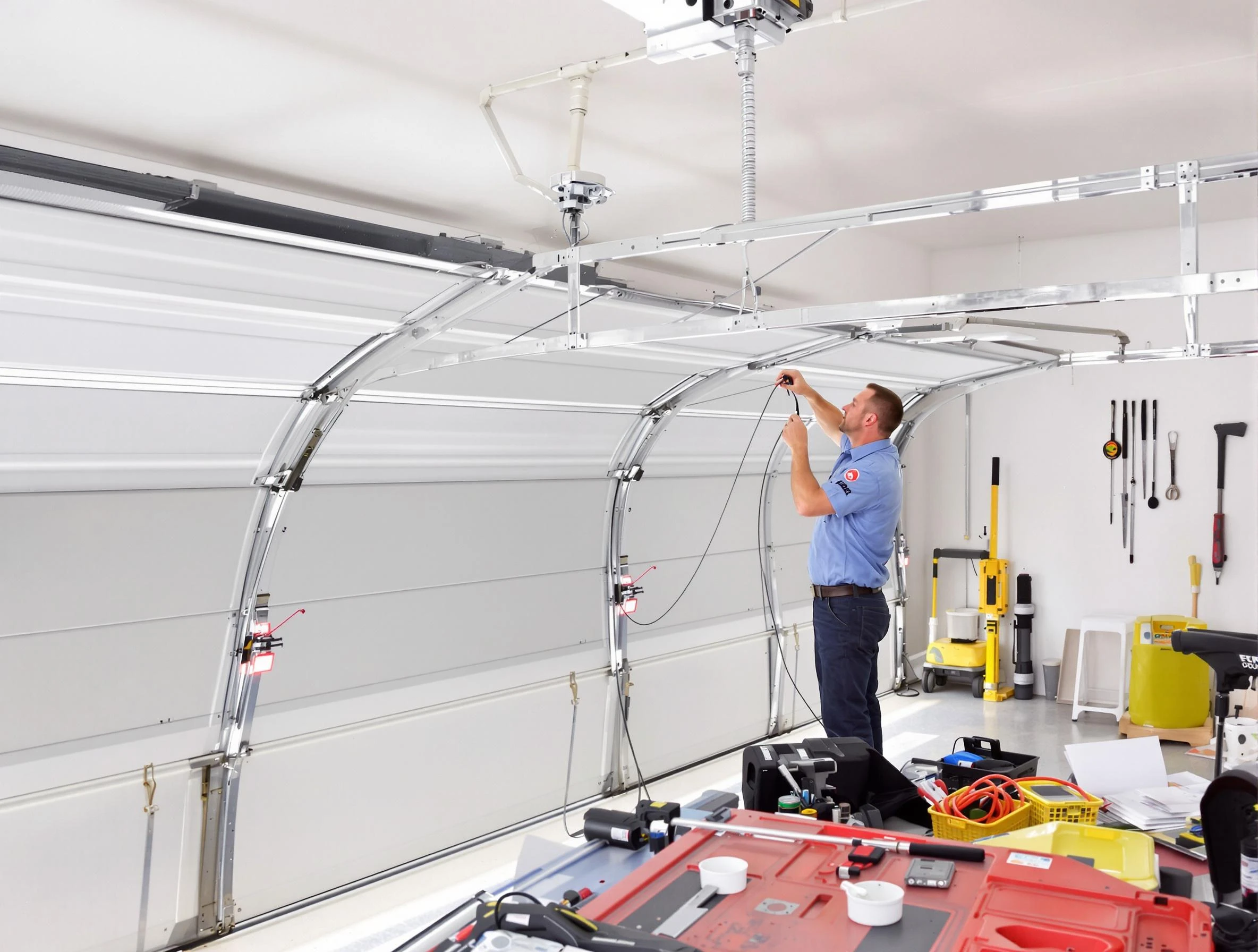 Garage door cable repair service by Taunton Garage Door Repair in Taunton