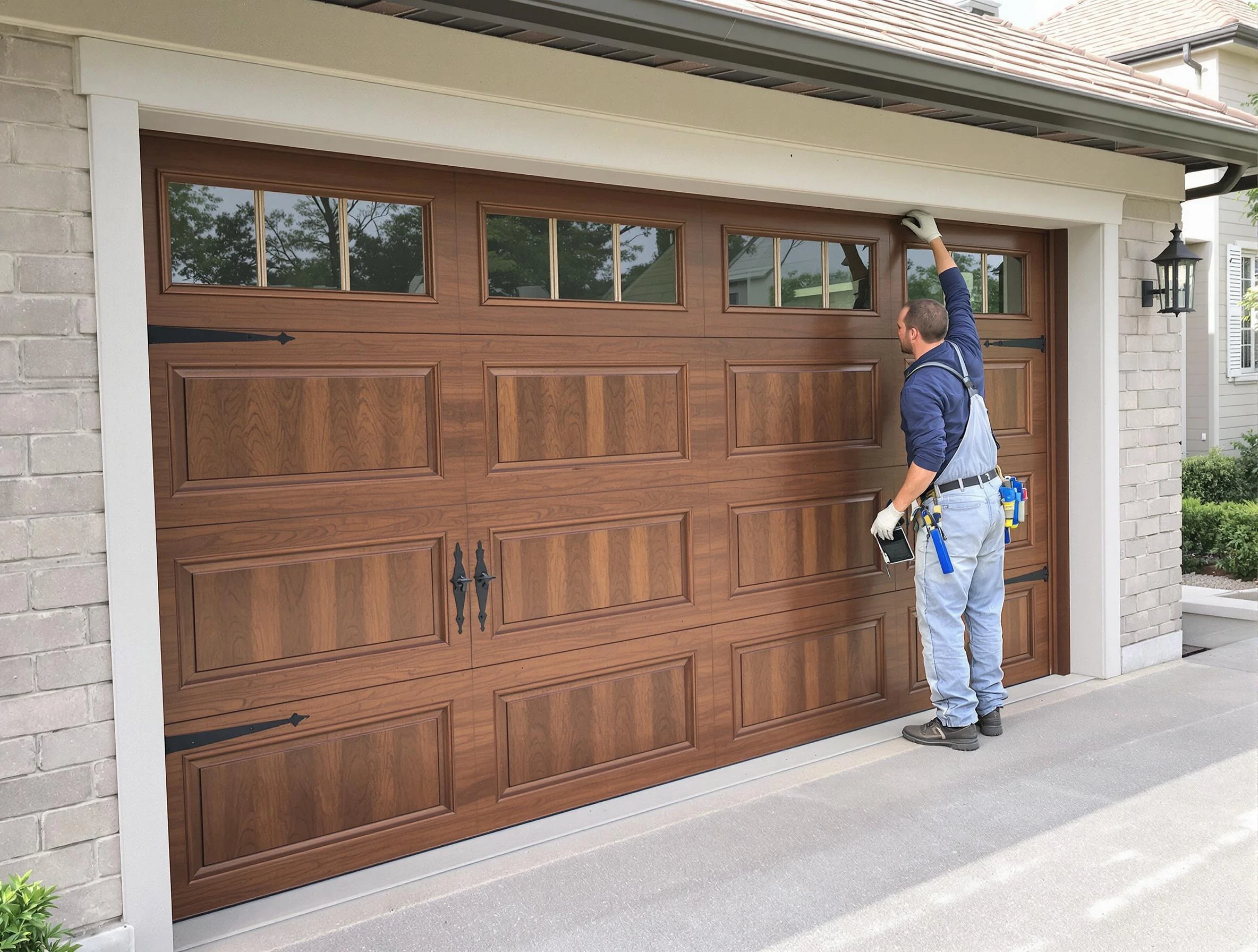 Custom garage door showcase by Taunton Garage Door Repair in Taunton