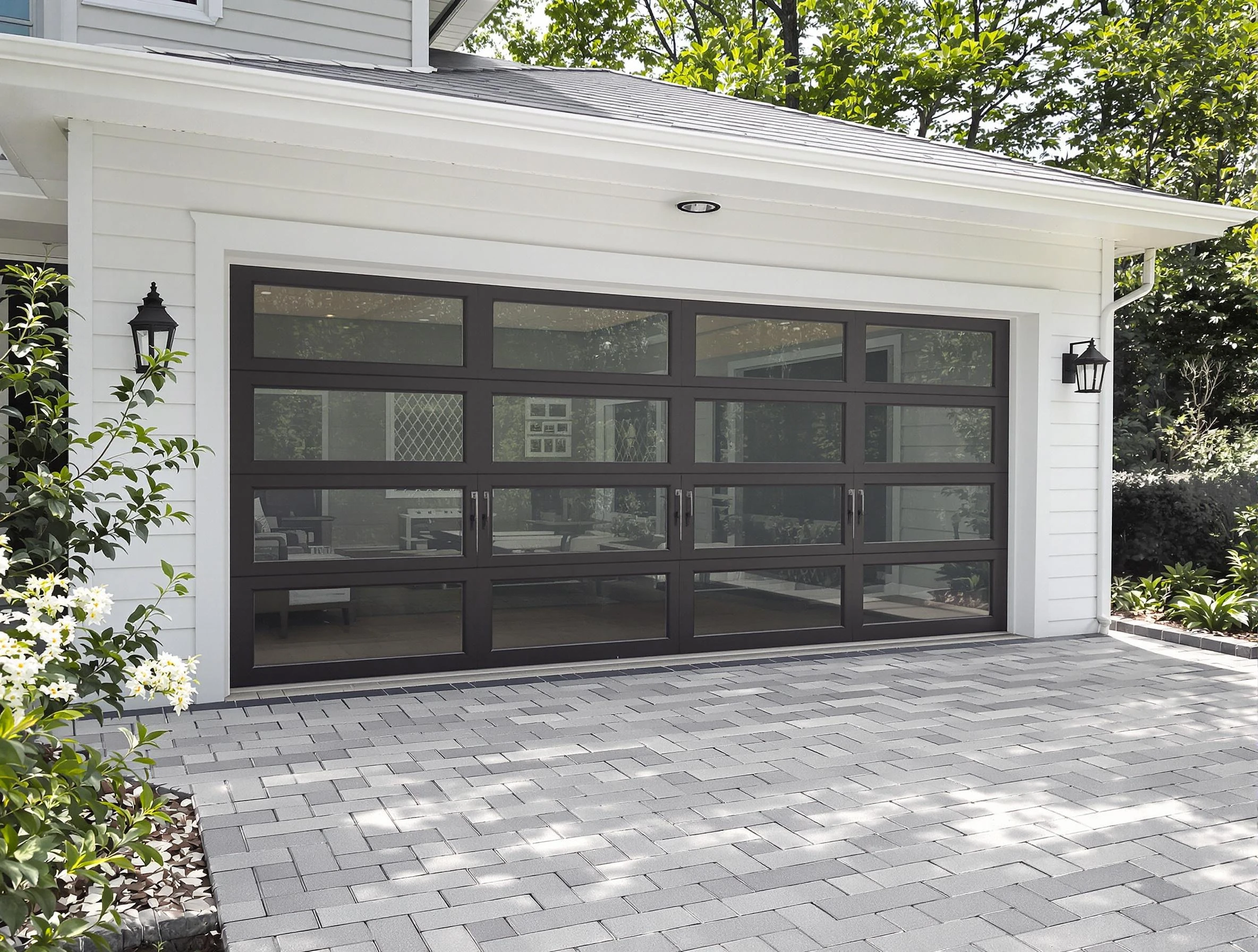 Taunton Garage Door Repair design specialist presenting custom garage door options to Taunton homeowner