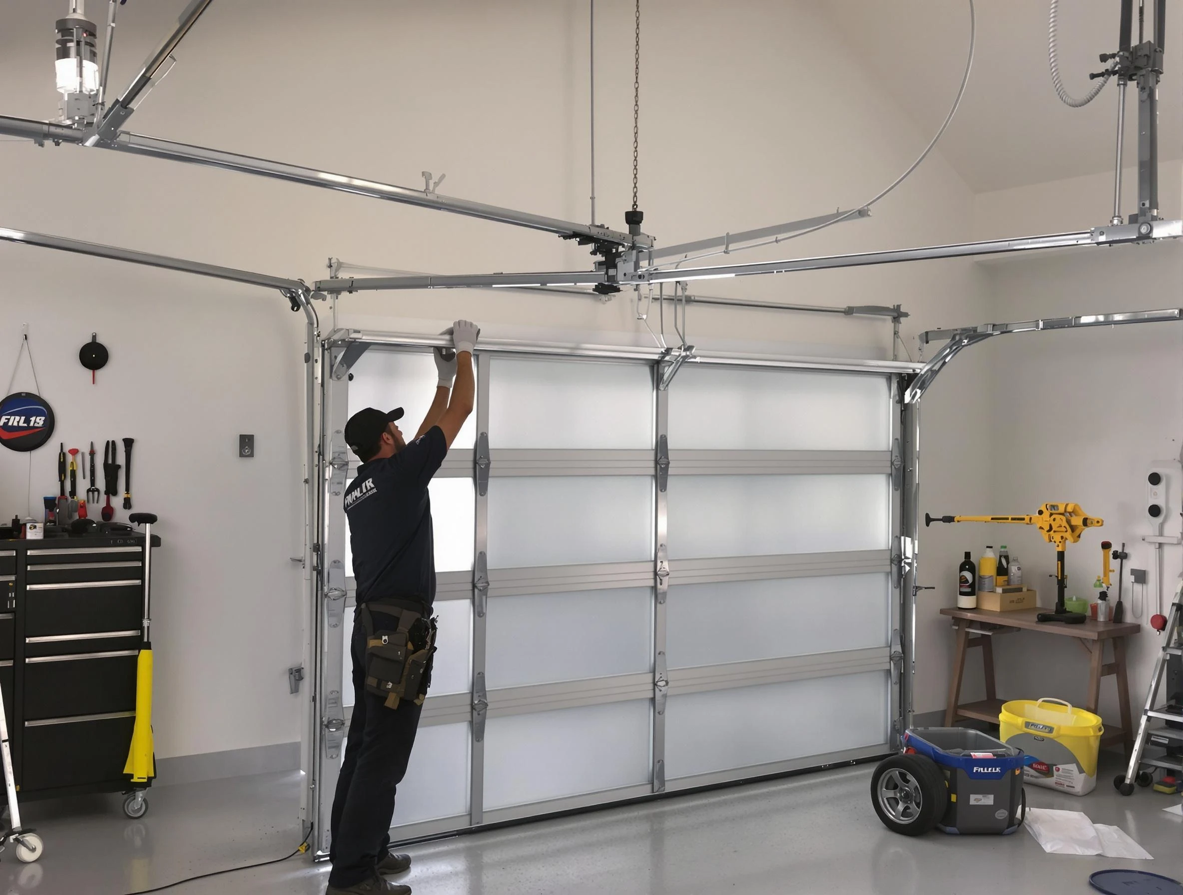 Taunton Garage Door Repair certified team performing precision garage door installation in Taunton
