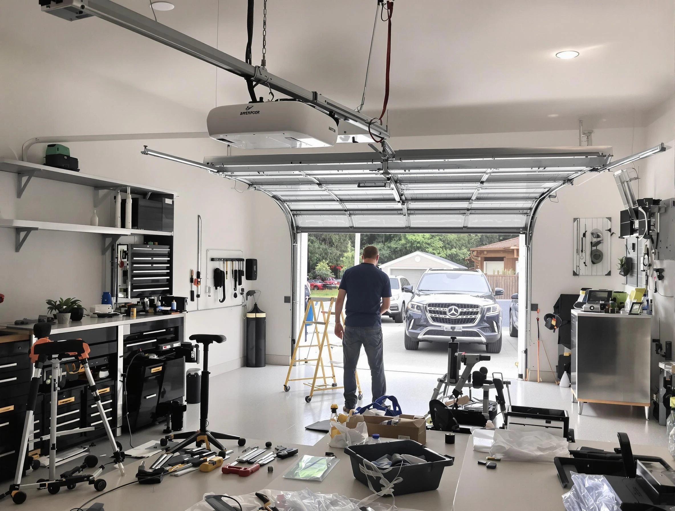 Garage door opener installation by Taunton Garage Door Repair in Taunton