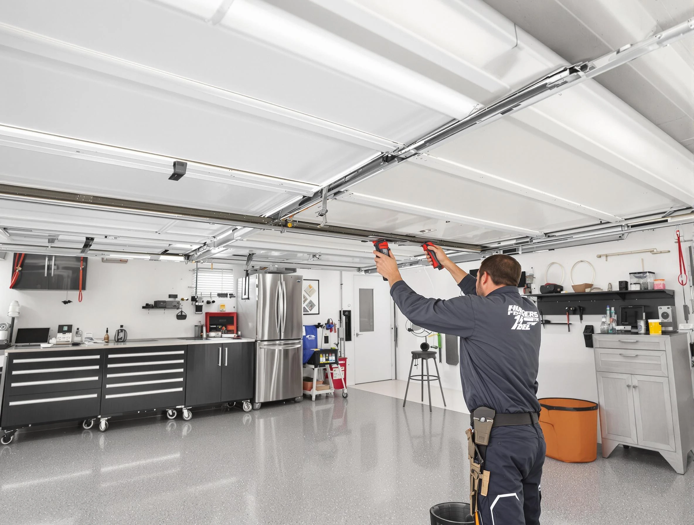 Overhead garage door repair service by Taunton Garage Door Repair in Taunton